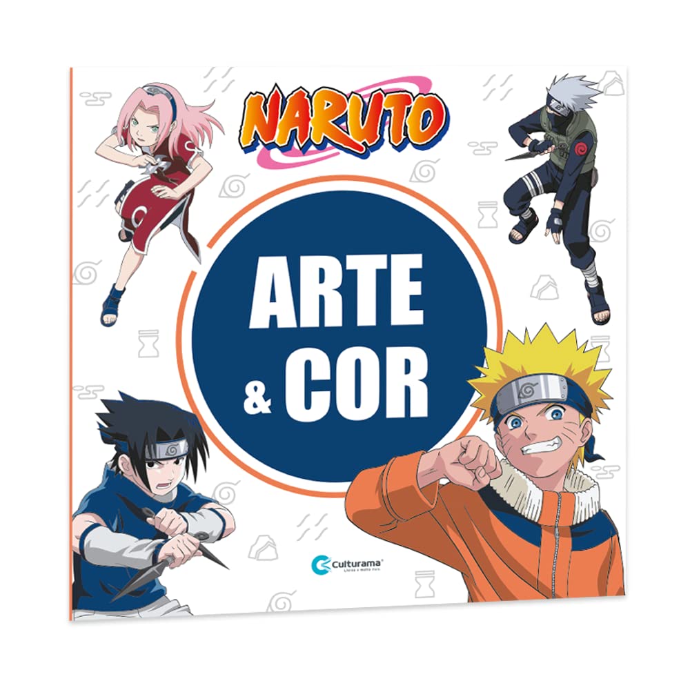 LIVRO INFANTIL COLORIR NARUTO COM 500 ADESIVOS – Livraria Funep