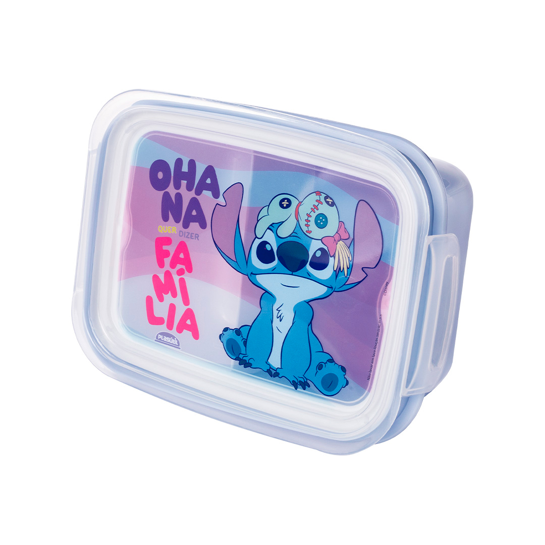 Marmita Stitch com Trava 850 ml