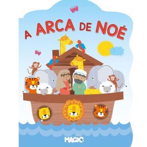 Livro Infantil Ilustrado Recortado Arca de Noé