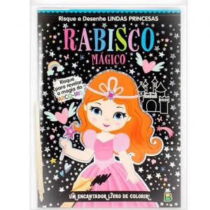 Livro Infantil Colorir Rabisco Mágico Princesas