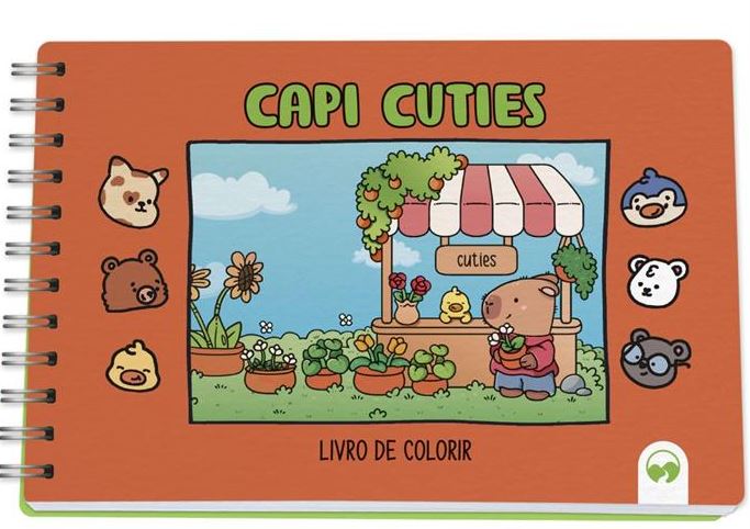 Livro de Colorir Capi Cuties 64P