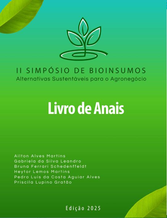 E-book Anais do II Simpósio de Bioinsumos: Alternativas Sustentáveis para o Agronegócio 